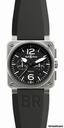 Bell & Ross BR03-94 - STAINLESS STEEL CHRONOGRAPH AUTOMATIC - ON RUBBER