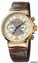 Ulysse Nardin MAXI MARINE ROSE GOLD CHRONOGRAPH AUTOMATIC SKELETON BACK