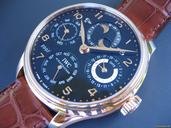 IWC PERPETUAL CALENDAR PINK GOLD BLACK DIAL PORTUGIESER PERPETUAL CALENDAR ROTGOLD