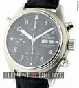 IWC Flieger Doppel Chronograph Pilot Watch Chrono Split Second