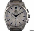 Omega Seamaster Aqua Terra Chronograph Stahl NEU incl MWST mit B+P