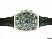 Franck Muller CASABLANCA CHRONOGRAPH EXTRA LARGE STAINLESS STEEL BLCK/BLCK