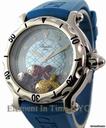 Chopard Happy Beach Stainless Steel Blue Strap Blue Dial 3 Fishes