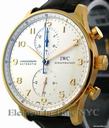 IWC Portuguese Chronograph  18kt Rose Gold On Strap