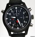 IWC Doppelchrono Top Gun in Keramik NEU mit B+P