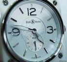 Bell & Ross WHITE CERAMIC AND STEEL LADIES WATCH SWISS