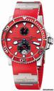 Ulysse Nardin Maxi Marine Diver ROT NEU incl MWST mit Box + Papieren