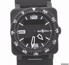 Bell & Ross BR 03 Type Aviation Carbon NEU incl MWST mit B + P
