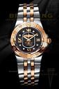 Breitling STARLINER DIAMOND LADIES' 18KT ROSE GOLD & STAINLESS STEEL