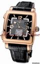 Ulysse Nardin QUADRATO DUAL TIME ROSE GOLD BLACK DIAL - NEW