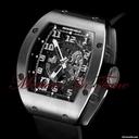 Richard Mille RM-10 TITANIUM AUTOMATIC SKELETON ON BLACK AERO RUBBER STRAP