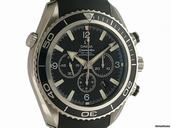 Omega Seamaster Planet Ocean Co-Axial Chronograph Chronometer Kautschuk 45mm