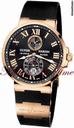 Ulysse Nardin MAXI MARINE CHRONOMETER 43mm ROSE GOLD BLACK ON BLACK RUBBER