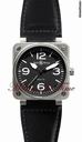 Bell & Ross BR01-92 STAINLESS STEEL 46mm BLACK DIAL AUTOMATIC - NEW 2010