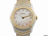 Ebel Classic Lady Stahl/Gelbgold Diamond Perlmutt 27mm