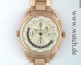 Girard Perregaux WW.TC Weltzeit Chronograph 18kt Rosegold 43mm Ungetragen