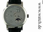 A. Lange & Sohne Lange 1 Mondphase Platin 38mm