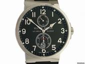 Ulysse Nardin Maxi Marine Chronometer Black Kautschuk 41mm