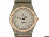 Omega Constellation Stahl/Rosegold Diamond Perlmutt 26mm