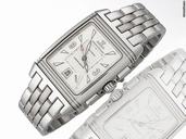 Jaeger-LeCoultre "REVERSO GRAN SPORT CHRONO" Edelstahl Handaufzug