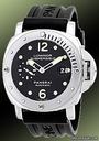 Panerai Gent's Stainless Steel  44mm Luminor Submersible Strapwatch