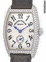 Franck Muller Lady's 18K White Gold  Diamond Cintree Curvex