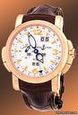 Ulysse Nardin Gent's 18K Rose Gold  GMT Perpetual Calendar Strapwatch