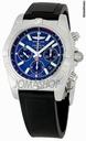 Breitling Windrider Chronomat Mens Blue Dial Chronograph Watch AB011011-C789BKPD