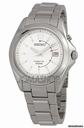 Seiko Stainless Steel Silver Dial Kinetic Mens Watch SKA475