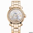 Chopard Happy Sport 18kt Rose Gold Ladies Watch 277481-5002