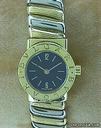 Bulgari Lady's 18K White / Yellow Gold  Mini Cuff Watch