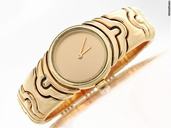 Bulgari Damen "PARENTESIS" 750/- Gelbgold Quarz