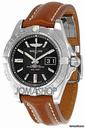 Breitling Galactic 41 Black Dial Mens Watch A49350L2-BA07BRLD