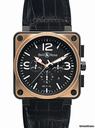Bell & Ross BR 01-94 Chronographe Pink Gold & Carbon NEU incl MWST B+P