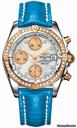 Breitling Chrono Cockpit Steel and Rose Gold Diamonds