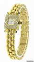 Chopard Classic Square 18K Yellow Gold Ladies Watch Diamonds Small