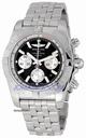 Breitling Chronomat B01 Black Dial Mens Watch AB011012-B967SS