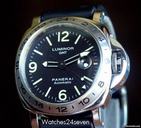 Panerai PAM 23 A GMT w T dial & Explore Style Bezel: Now