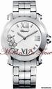 Chopard Happy Sport II Round 36mm w/ Floating Diamonds