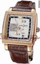 Ulysse Nardin Quadrato Dual Time Perpetual Rose Gold w/ Diamond Bezel -New