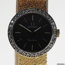 Omega 18K Y/G, MANUAL WIND, DIAMOND -
