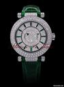 Franck Muller "DOUBLE MYSTERY" WHITE GOLD 42mm DIAMOND & EMERALD