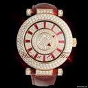 Franck Muller "DOUBLE MYSTERY" ROSE GOLD 42mm DIAMOND & RUBY