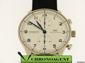 IWC Portoghese Acciaio Nuovo Quad.bianco Indici Blu