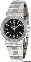 Bulgari Diagono Black Dial Stainless Steel Ladies Watch DG29BSSD