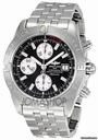 Breitling Chrono Galactic Black Dial Mens Watch A1336410-B719SS
