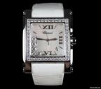 Chopard Happy Sport Square Ladies SS/18K White Gold Diamonds