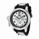 Invicta Men's Russian Diver Silver Dial Black Rubber 1800