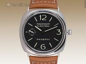 Panerai PAM 183 N (Newest N Series) - Radiomir - 45mm Polished Steel - Black Sandwich Dial