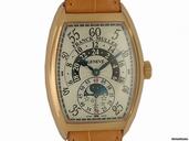 Franck Muller Cintree Curvex Double Retrograde Jour et Nuit Rosegold 50x36mm